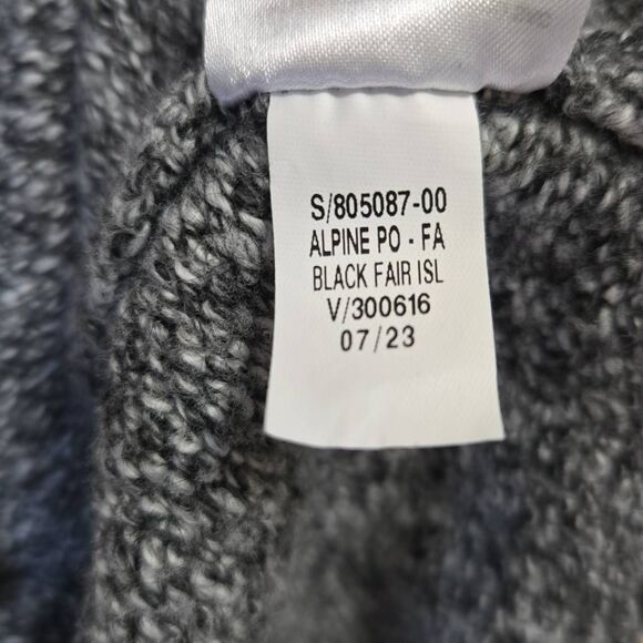 Old Navy Womens Mock Neck Fair Isle Sweater Size Medium Cropped Alpine Pullover - Picture 7 of 9